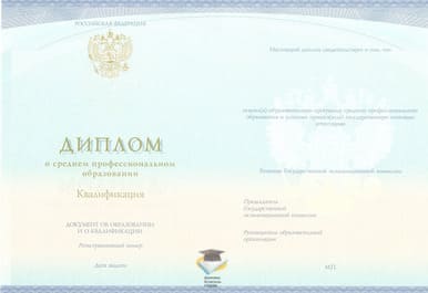 Диплом Ивановского энергетического колледжа СпецБланк 2014-2020 годов